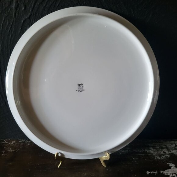 Spode Blue Italian Large Cake Plate, Cake Platter, Large Trivet, Blue and White - Picture 5 of 7